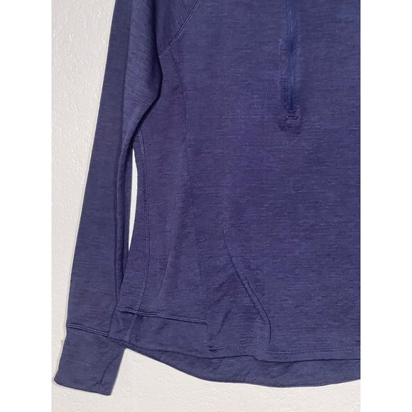 Avia 1/4 Zip Performance/ Activewear pullover LS top Blue Reflective size XL - Picture 6 of 12